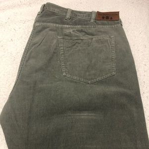 Green Polo Corduroy Pants